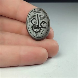 نگین یشم حکاکی عین علی کد 2494