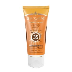 کرم ضد آفتاب فاقد چربی SPF35 سان سیف
