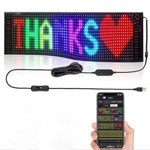 پنل منعطف LED برای خودرو Flexible LED Screen سایز بزرگ 120سانت