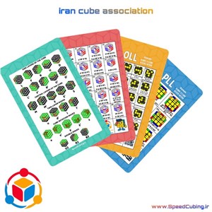 فلش کارت آموزش حل سرعتی روبیک CFOP