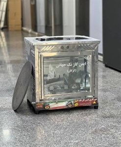 تنورگازی گرگان تنور استیل گرگان اصلی ضخیم باضمانت تنور دوسینی و یک صفحه سنگ پخت نون دوشعله مشعل پایین چدن لبه دار پایه