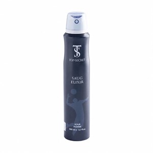 اسپری ضدتعریق مردانه تاپ سکرت مدل Saug Elixir حجم 200 میلی‌لیتر