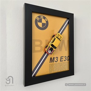 تابلو ماکت طرح خودرو BMW E30 1986
