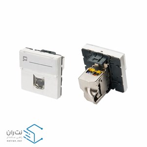 کیستون شبکه لگراند CAT6A SFTP دو ماژول پهن