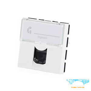 کیستون شبکه لگراند CAT6A UTP دو ماژول پهن