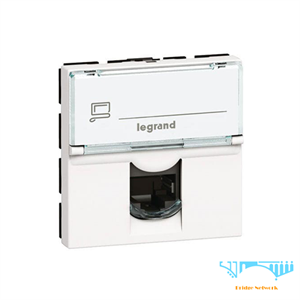 کیستون شبکه لگراند CAT6 UTP دو ماژول پهن
