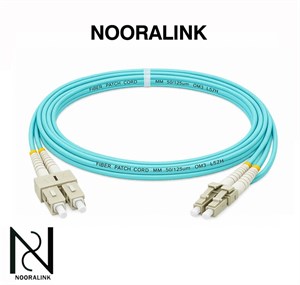 پچ کورد فیبر نوری 20 متری OM3 SC-LC DX MM