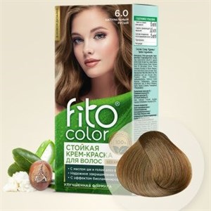 رنگ مو FitoColor دائمی رنگ کرم رنگ 6.0 طبیعی قهوه ای روشن 115 میلی لیتر