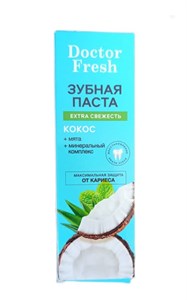 خمیر دندان سفید کننده Doctor fresh حاوی عصاره نارگیل 75 میلی لیتر