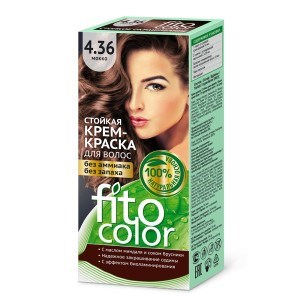 رنگ مو FitoColor دائمی رنگ کرم تون 4.36 موکا 115 میلی لیتر