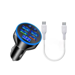 شارژر فندکی 66 وات مدل FP-89 به همراه کابل USB-C