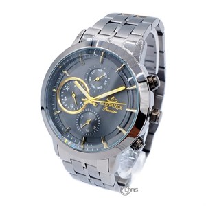 ساعت الگانس ELEGANCE premier مردانه سه عقربه فعال فول دیت کد 001 تمام دودی