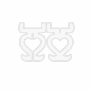 قالب سیلیکونی جاوارمری پایه دار طرح قلب پپوکسی
