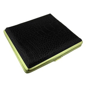 کیف سیگار مدل شترمرغ کد OST-BLK