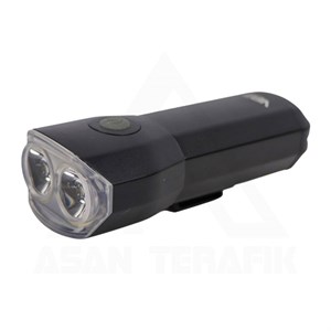چراغ جلوی شارژی ضد باران وایب 1000 لومن 2LED LIGHVB0410 