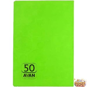 دفترته چسب50 تک رنگ اوان کد1345 کارتن50عددی