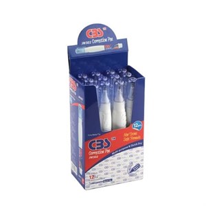 لاک غلط گیر12میل سفید سی بی اسJM502 کد3925 کارتن60بسته12عددی