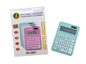 ماشین حساب رنگی KK-2201 کد4410 کارتن154عددی