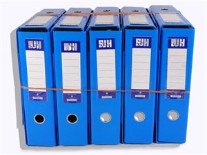 زونکن کتانA4 ابی تیره HS کد5204 کارتن20عددی