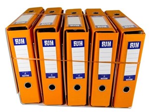 زونکن ورنیA4 نارنجی HS کد5183 کارتن20عددی