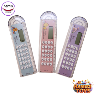 خط کش ماشین حساب نقاله دارOS-X8 کد5373 کارتن60عددی