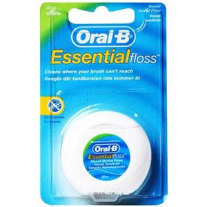 نخ دندان نعنایی اورال بی Oral-b اورجینال مدل Essential floss سایز 50 متر