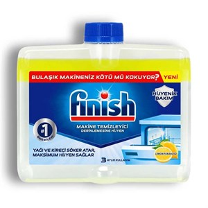 مایع جرمگیر ماشین ظرفشویی فینیش با رایحه لیمو Finish Lemon Refreshment Machine Cleaner حجم 250 میل