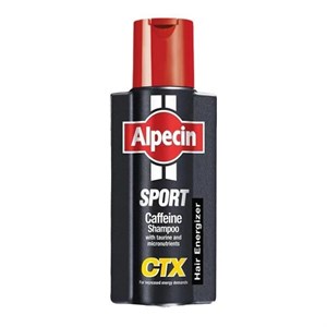 شامپو انرژی دهنده و تقویت کننده کافئین آلپسین Alpecin Sport CTX حجم 250 میل
