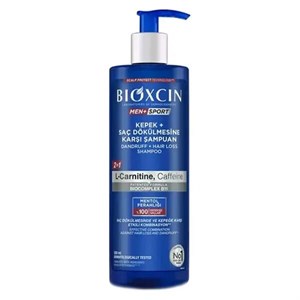 شامپو مردانه ضد ریزش و شوره بیوکسین Bioxcin Men Sport Kepek L Canitine Caffeine حجم 500 میل