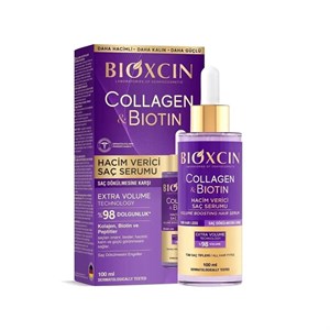سرم موی ضد ریزش و پرپشت کننده بیوکسین حاوی کلاژن و بیوتین BIOXCIN COLLAGEN &amp  BIOTION SERUM حجم 100 میل