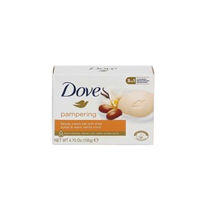 صابون داو Dove مدل وانیلی شی باتر vanilla shea butter pampering حجم 135 گرم