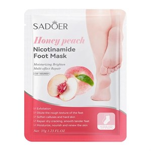 ماسک پوشیدنی از بین برنده ترک پا Sadoer Honey Peach حجم 35 گرم 