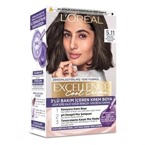 رنگ مو لورآل قهوه ای روشن دوی L Oreal Excellence شماره 5.11