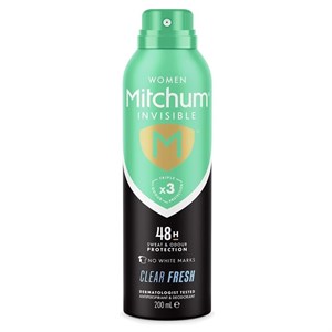 اسپری ضد تعریق زنانه میچام Mitchum Invisible Clear Fresh حجم 200 میل