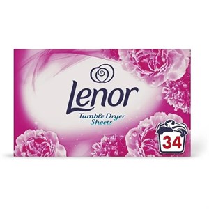 خوشبو کننده ورقه ای لباس لنور Lenor Pink Blossom بسته 34 عددی