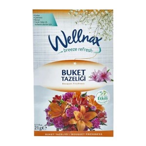 خوشبو کننده کمد و لباس Wellnax Buket Tazeligi رایحه دسته گل وزن 21 گرم