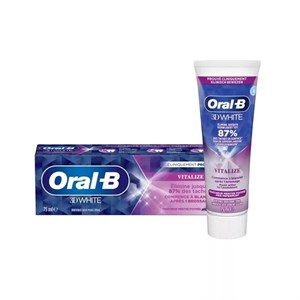 خمیردندان ضدپوسیدگی و سفید کننده اورال بی Oral-B 3D WHITE VITALIZE حجم 75 میل