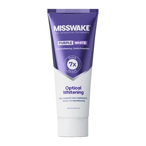 خمیر دندان سفید کننده میسویک Misswake Purple White White Optical حجم 75 میل