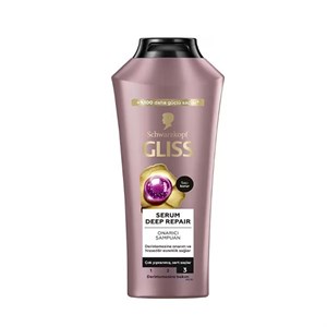 شامپو ترمیم کننده موهای کدر و آسیب دیده گلیس GLISS Serum Deep repair حجم 400 میل