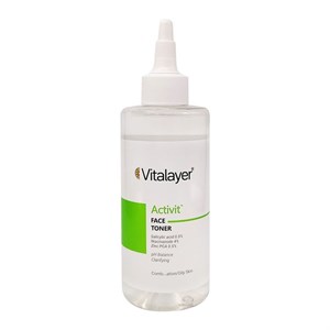 تونر پاک کننده صورت اکتی ویت پوست مختلط و چرب ویتالیر VITALAYER Activit face toner حجم 200 میل