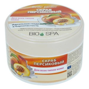 اسکراب هلو بل جاردین Belle Jardin Peeling scrub Peach حجم 200 میل