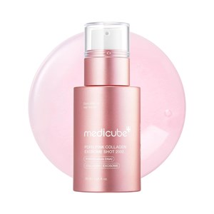 سرم اگزوزوم شات مدی کیوب ضد چروک و روشن کننده Medicube PDRN PINK EXOSOME SHOT SERUM 2000