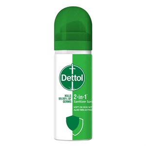 اسپری ضدعفونی کننده 2در1 دست و سطوح دتول DETTOL حجم 50 میل