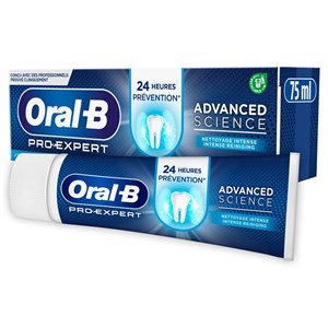خمیر دندان ضد پلاک اورال بی با مراقبت 24 ساعته Oral-B Pro-Expert intense reiniging حجم 75 میل