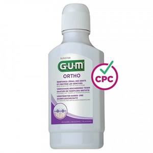 دهانشویه مخصوص ارتودنسی جی یو ام Gum Ortho حجم 300 میل