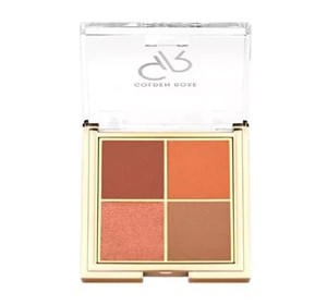 پالت سایه چشم پودری گلدن رز Golden Rose شماره 05 رنگ RED BRICK