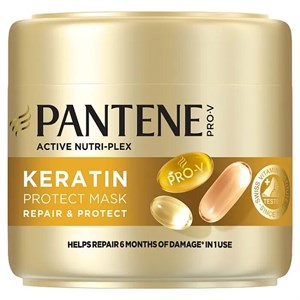 ماسک مو  ترمیم کننده حاوی کراتین پنتن Pantene Keratin Protect Mask حجم 300 میل
