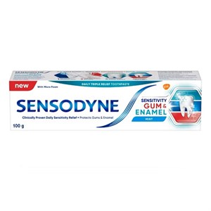 خمیر دندان سنسوداین sensodyne sensitivity gum enamel حجم 75 میل
