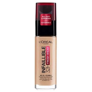 کرم پودر لورال Loreal INFAILLIBLE شماره 220 رنگ SAND حجم 30 میل