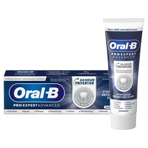 خمیر دندان سفید کننده و محافظتی اورال بی oral-b pro expert advanced حجم 75 میل